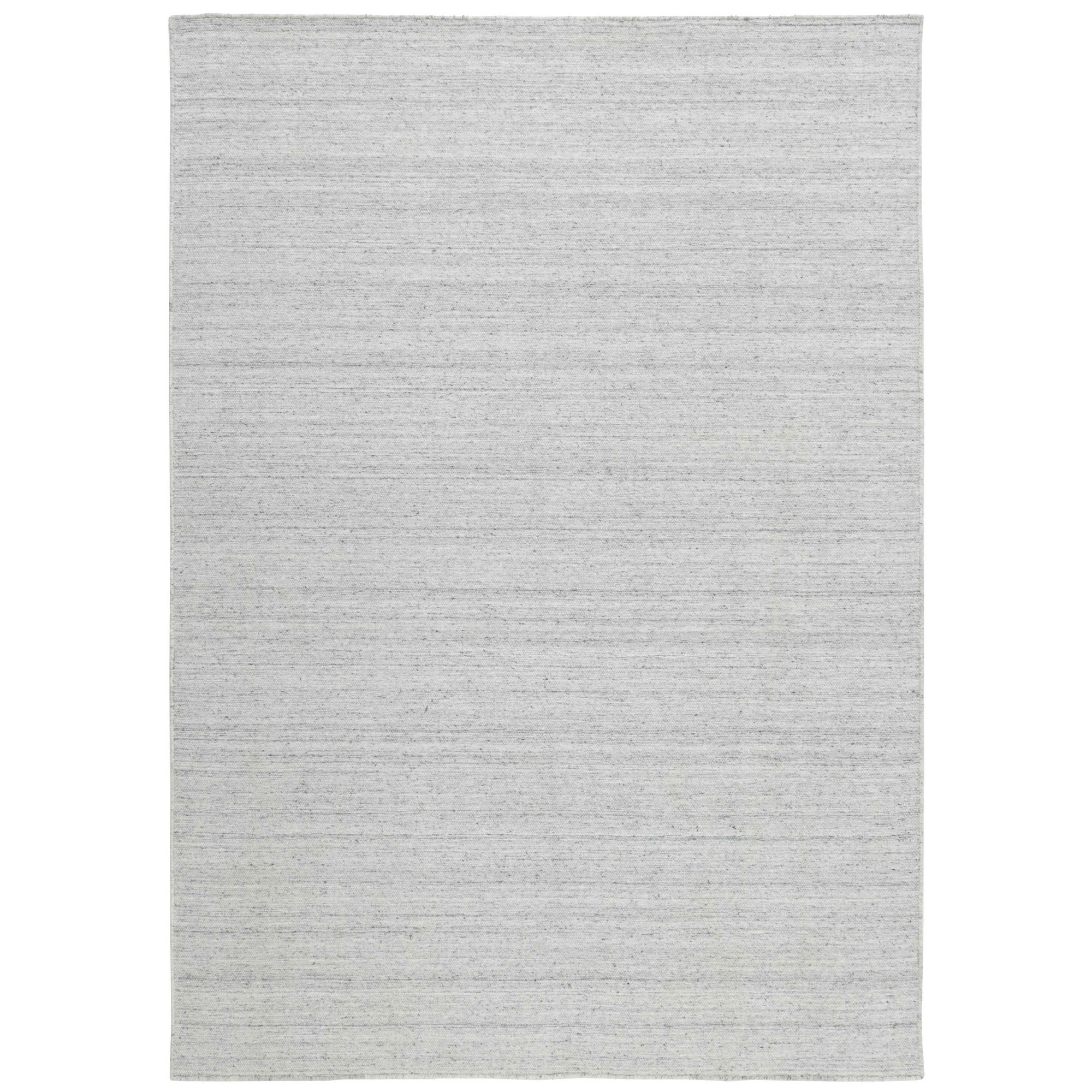 Nouveau Plain Chp1603 Modern Flatwoven Rug In Silver Grey